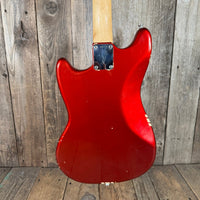 SOLD - Fender Mustang 1972 Competition Red - Mahar's Vintage Guitars