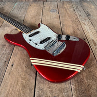 SOLD - Fender Mustang 1972 Competition Red - Mahar's Vintage Guitars