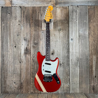 SOLD - Fender Mustang 1972 Competition Red - Mahar's Vintage Guitars