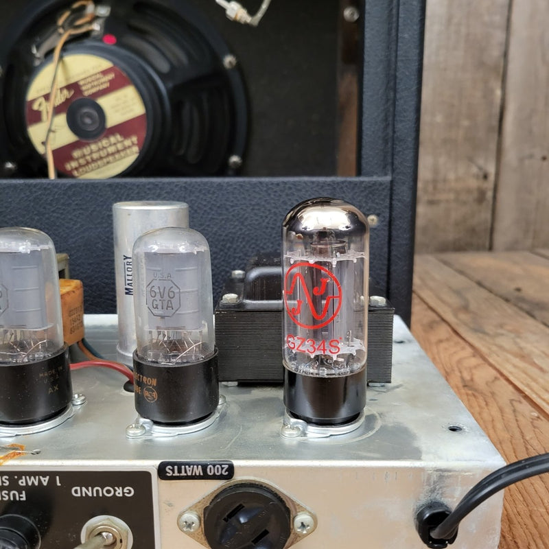 SOLD - Fender Princeton Reverb Black Panel AA764 1967 Clean and All Original Vintage Amp - Mahar's Vintage Guitars