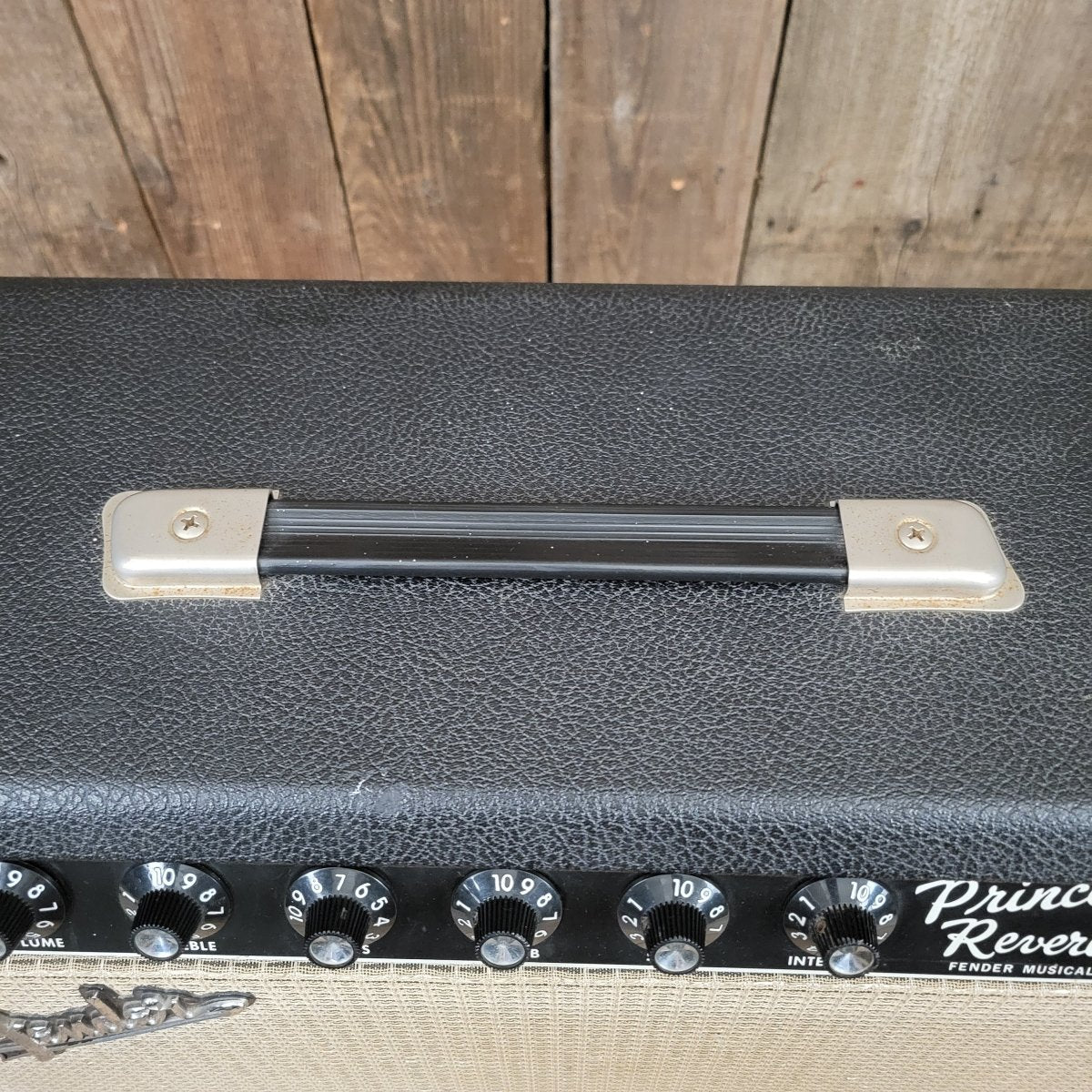SOLD - Fender Princeton Reverb Black Panel AA764 1967 Clean and All Original Vintage Amp - Mahar's Vintage Guitars