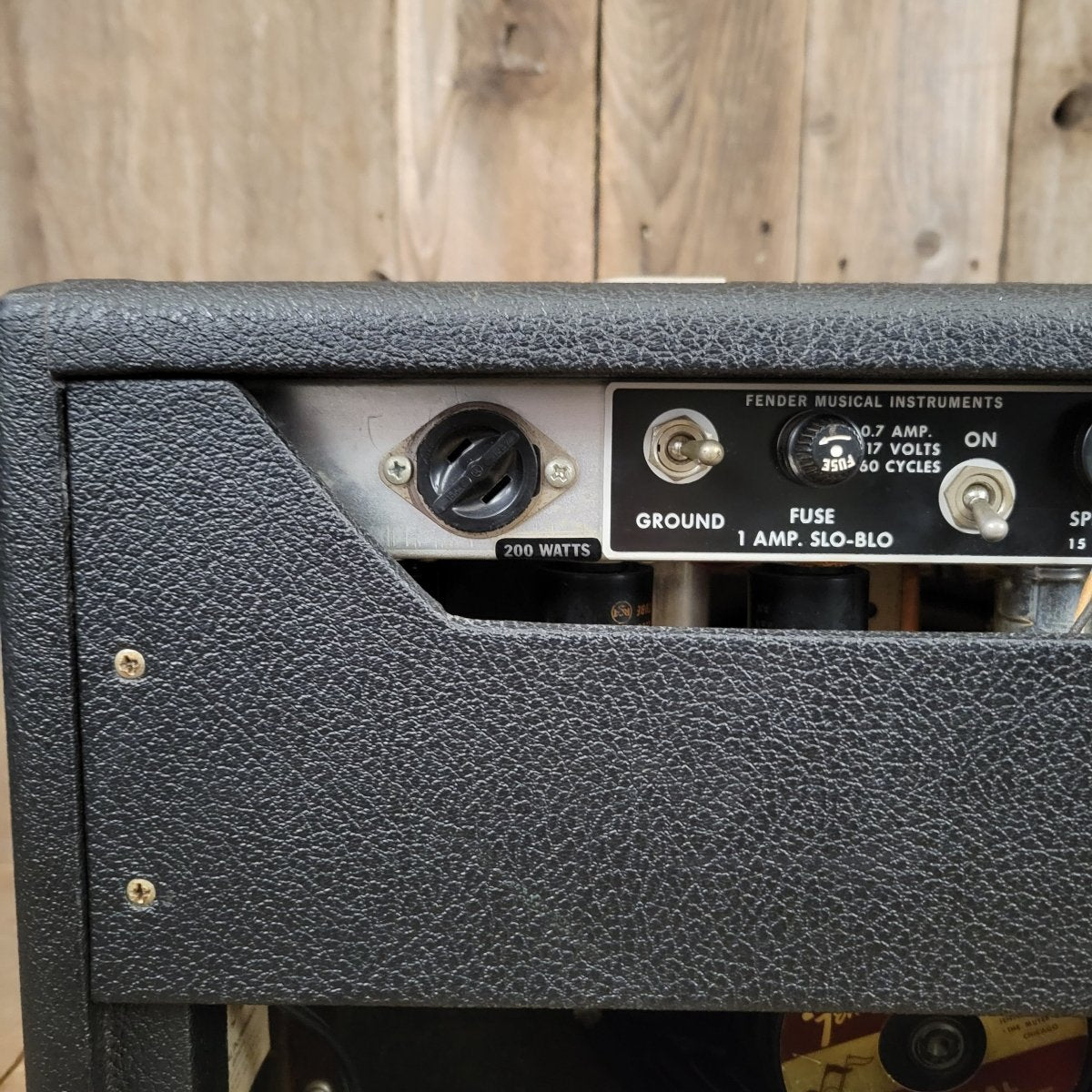 SOLD - Fender Princeton Reverb Black Panel AA764 1967 Clean and All Original Vintage Amp - Mahar's Vintage Guitars