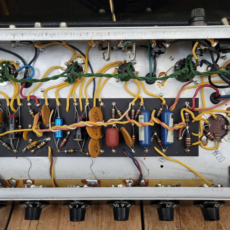 SOLD - Fender Princeton Reverb Black Panel AA764 1967 Clean and All Original Vintage Amp - Mahar's Vintage Guitars