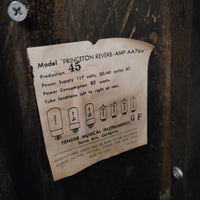 SOLD - Fender Princeton Reverb Black Panel AA764 1967 Clean and All Original Vintage Amp - Mahar's Vintage Guitars