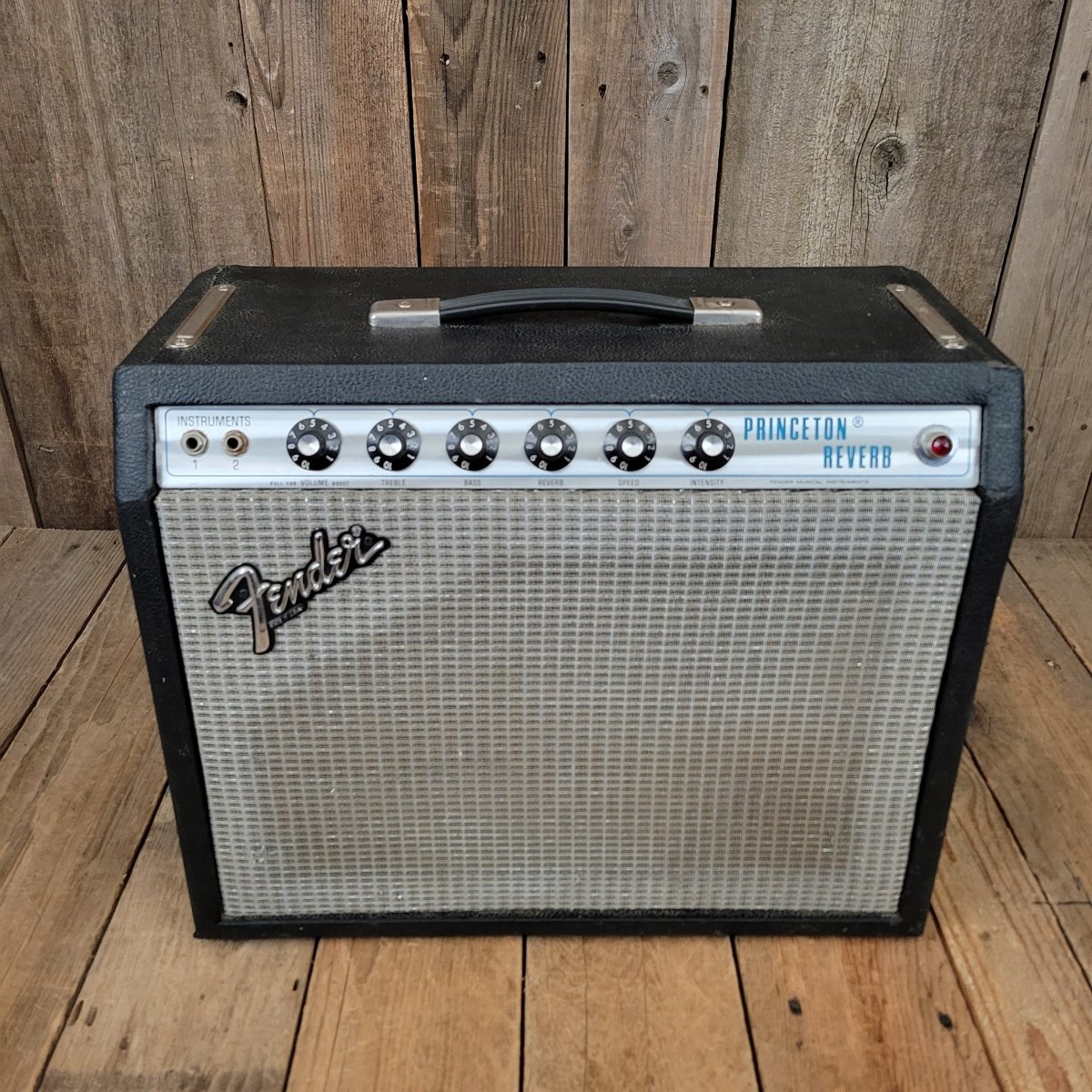 SOLD - Fender Princeton Reverb Silverface 1980 - Mahar's Vintage Guitars
