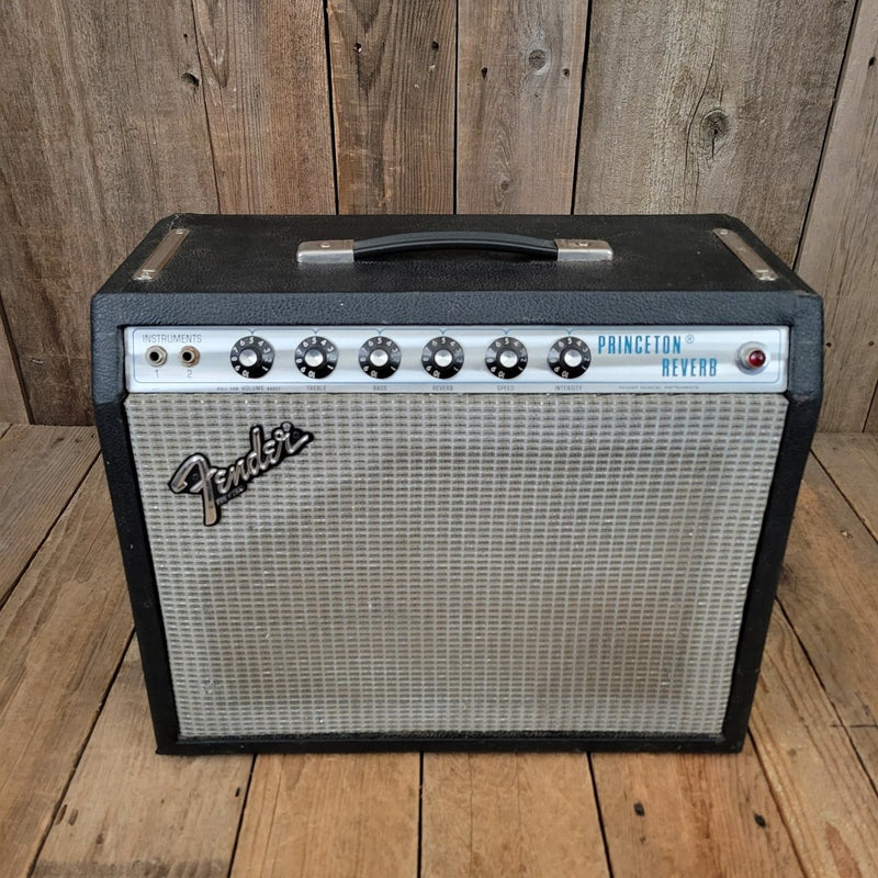 SOLD - Fender Princeton Reverb Silverface 1980 - Mahar's Vintage Guitars