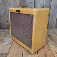 SOLD - Fender Princeton Tweed 5E2 1955 Rare Early Narrow Panel Variant Large Cabinet - Mahar's Vintage Guitars