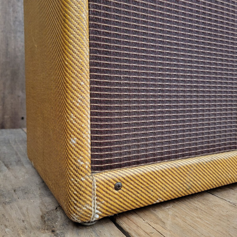 SOLD - Fender Princeton Tweed 5E2 1955 Rare Early Narrow Panel Variant Large Cabinet - Mahar's Vintage Guitars