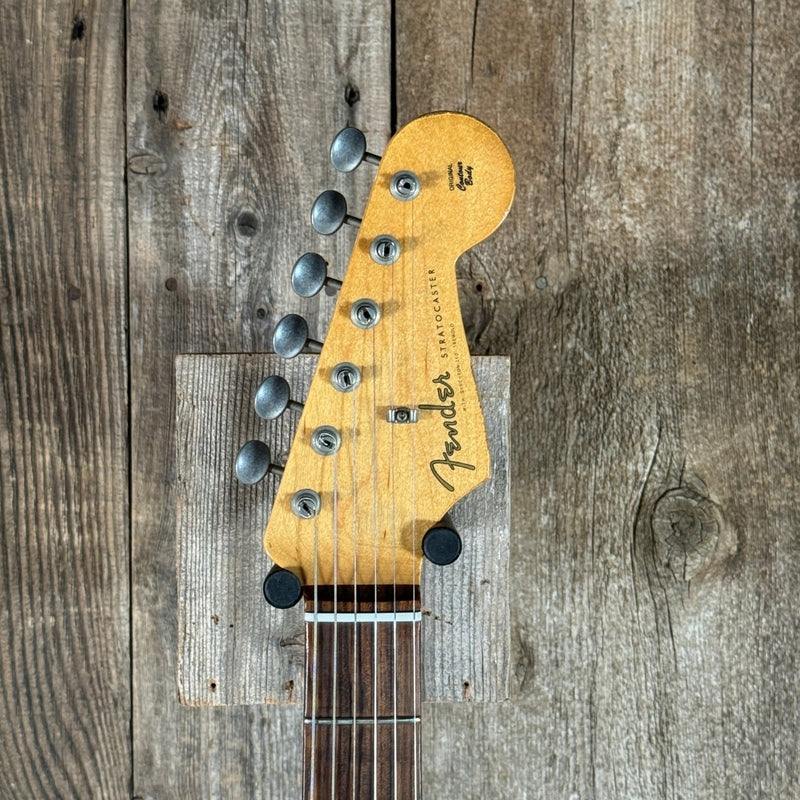 SOLD - Fender Road Worn 60s Stratocaster 2014 Olympic White - Mahar's Vintage Guitars