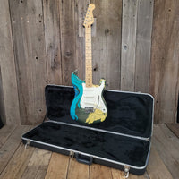 SOLD - Fender Stratocaster Bowling Ball Blue - 1983 - Mahar's Vintage Guitars