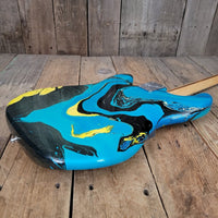 SOLD - Fender Stratocaster Bowling Ball Blue - 1983 - Mahar's Vintage Guitars