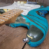 SOLD - Fender Stratocaster Bowling Ball Blue - 1983 - Mahar's Vintage Guitars
