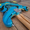SOLD - Fender Stratocaster Bowling Ball Blue - 1983 - Mahar's Vintage Guitars