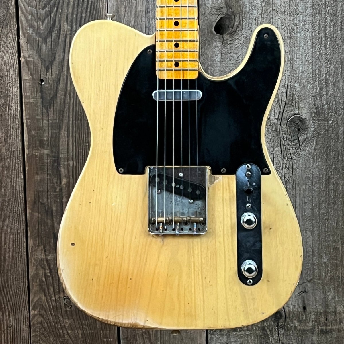 SOLD - Fender Telecaster 1953 Blackguard - Mahar's Vintage Guitars
