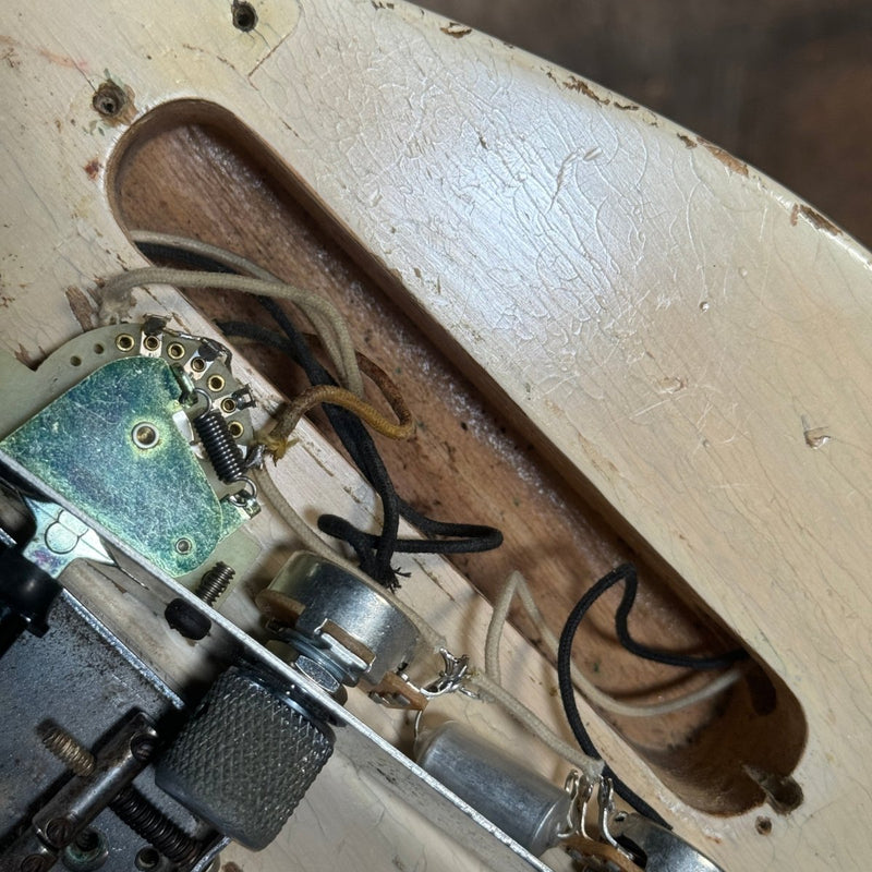 SOLD - Fender Telecaster 1958 Blonde December 1957 V neck January 1958 body - Mahar's Vintage Guitars