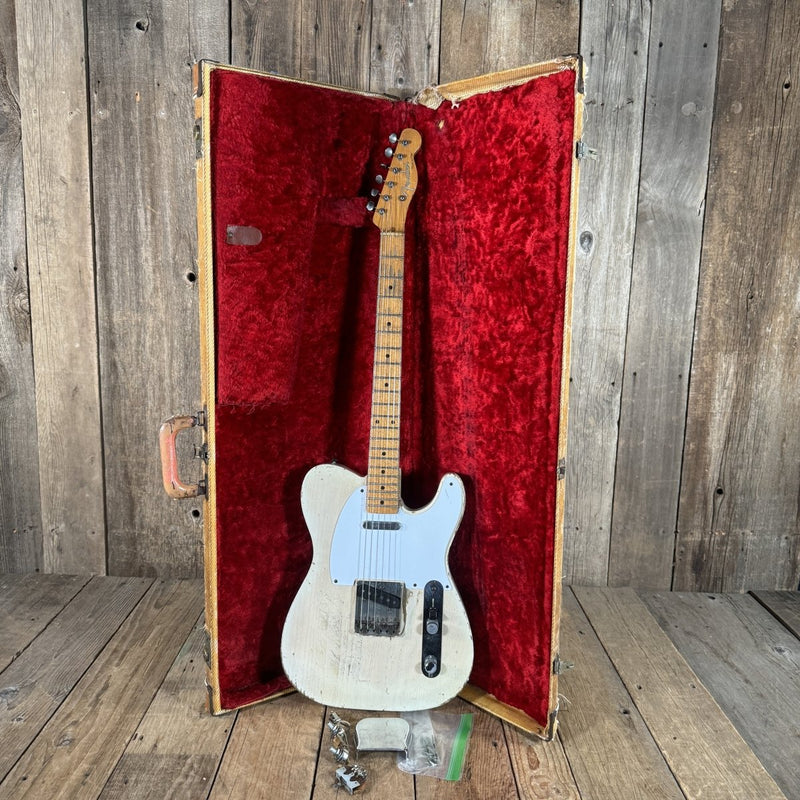 SOLD - Fender Telecaster 1958 Blonde December 1957 V neck January 1958 body - Mahar's Vintage Guitars