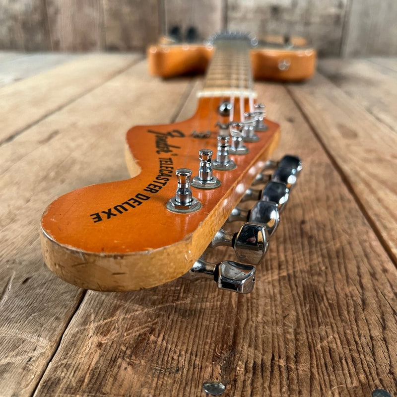 SOLD - Fender Telecaster Deluxe 1973 Refinished Natural Refinished - Mahar's Vintage Guitars