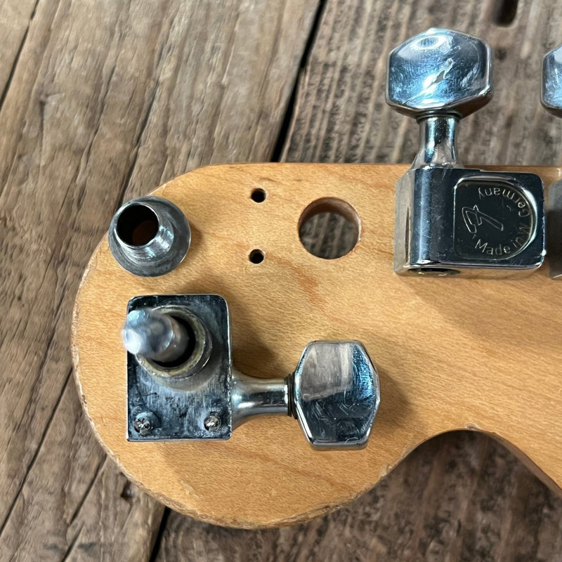 SOLD - Fender Telecaster Deluxe 1973 Refinished Natural Refinished - Mahar's Vintage Guitars