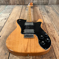 SOLD - Fender Telecaster Deluxe 1973 Refinished Natural Refinished - Mahar's Vintage Guitars