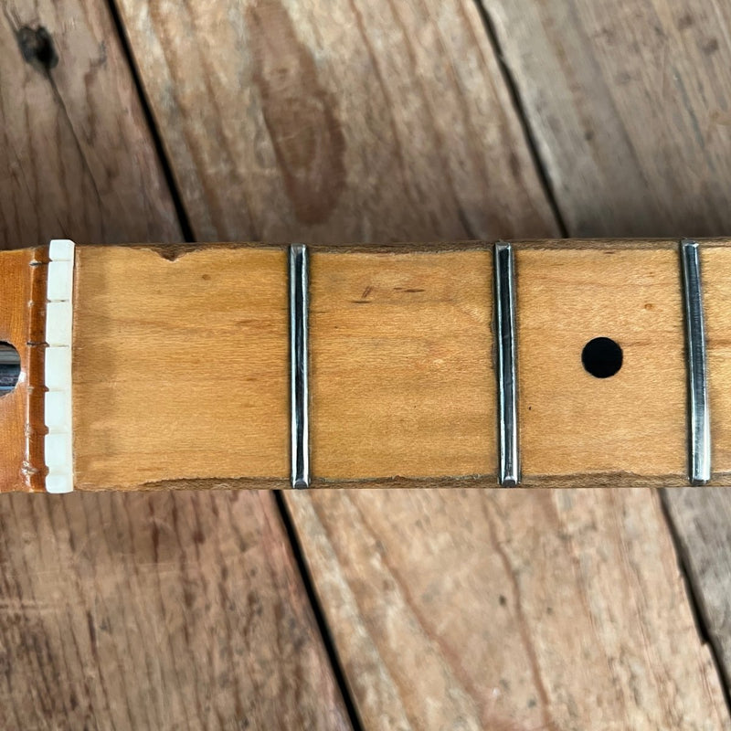 SOLD - Fender Telecaster Deluxe 1973 Refinished Natural Refinished - Mahar's Vintage Guitars