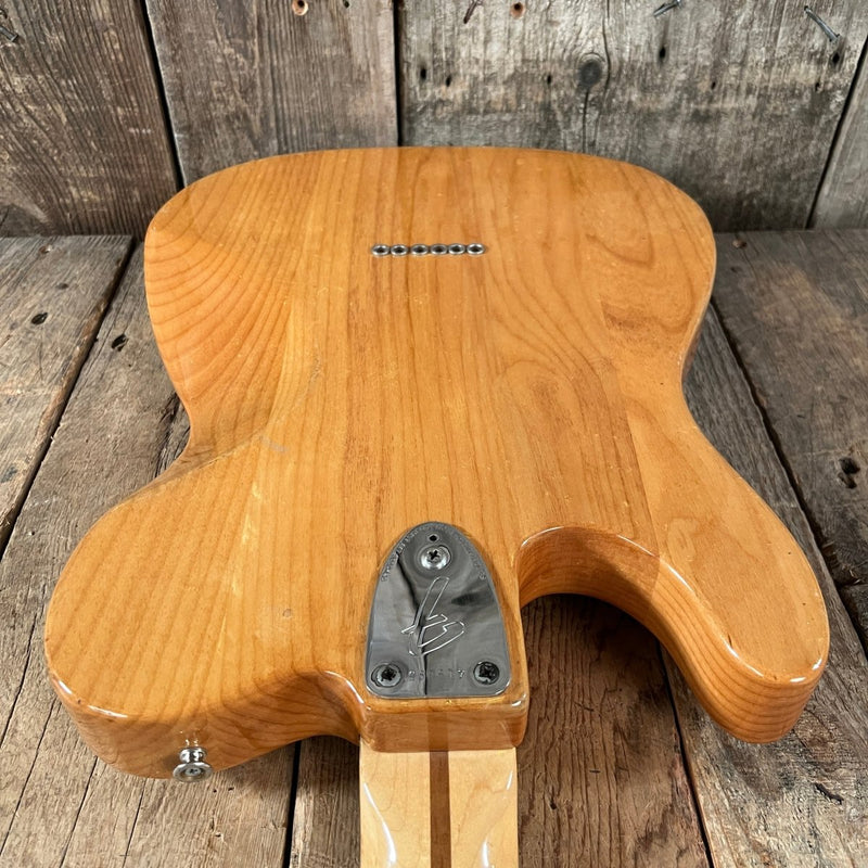 SOLD - Fender Telecaster Deluxe 1973 Refinished Natural Refinished - Mahar's Vintage Guitars