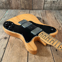 SOLD - Fender Telecaster Deluxe 1973 Refinished Natural Refinished - Mahar's Vintage Guitars
