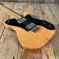 SOLD - Fender Telecaster Deluxe 1973 Refinished Natural Refinished - Mahar's Vintage Guitars