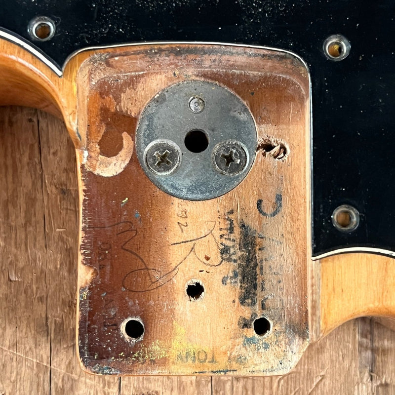 SOLD - Fender Telecaster Deluxe 1973 Refinished Natural Refinished - Mahar's Vintage Guitars