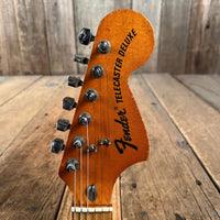 SOLD - Fender Telecaster Deluxe 1973 Refinished Natural Refinished - Mahar's Vintage Guitars