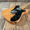 SOLD - Fender Telecaster Deluxe 1973 Refinished Natural Refinished - Mahar's Vintage Guitars