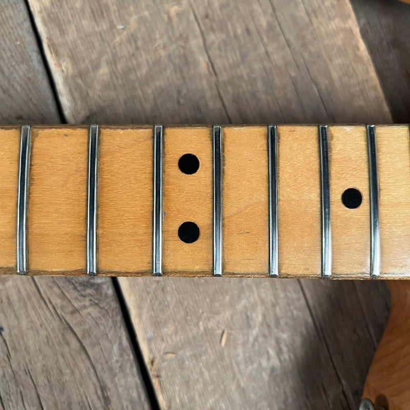 SOLD - Fender Telecaster Deluxe 1973 Refinished Natural Refinished - Mahar's Vintage Guitars