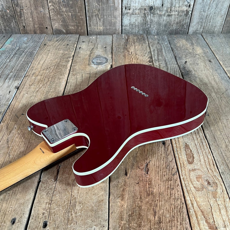 SOLD - Fender TLC - 62B MIJ '62 Reissue Esquire Custom 1986 Candy Apple Red - Mahar's Vintage Guitars