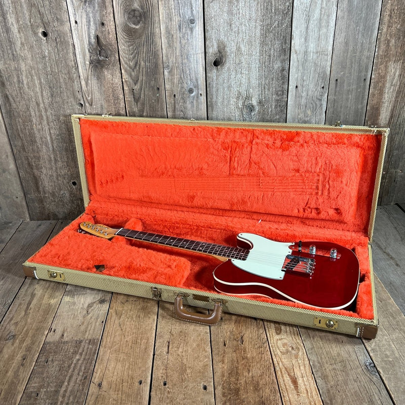 SOLD - Fender TLC - 62B MIJ '62 Reissue Esquire Custom 1986 Candy Apple Red - Mahar's Vintage Guitars