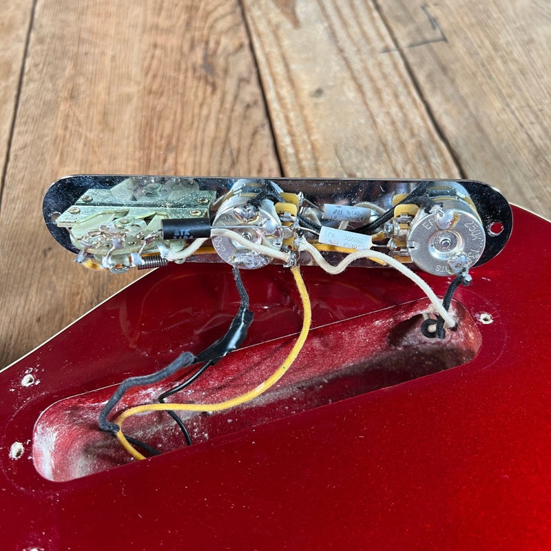SOLD - Fender TLC - 62B MIJ '62 Reissue Esquire Custom 1986 Candy Apple Red - Mahar's Vintage Guitars
