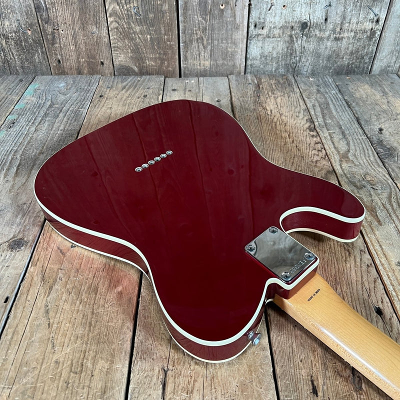 SOLD - Fender TLC - 62B MIJ '62 Reissue Esquire Custom 1986 Candy Apple Red - Mahar's Vintage Guitars