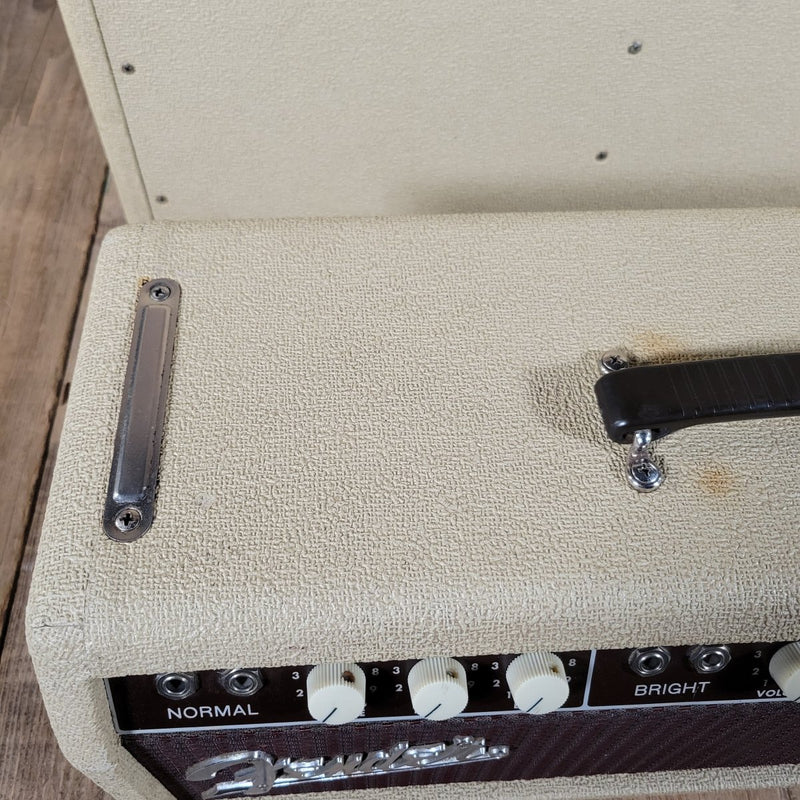 SOLD - Fender Tremolux 6G9 - B 1963 Blond Oxblood Grill Head and Cabinet - Mahar's Vintage Guitars