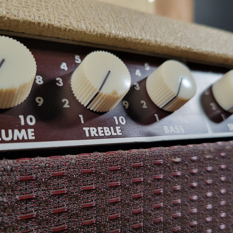 SOLD - Fender Tremolux 6G9 - B 1963 Blond Oxblood Grill Head and Cabinet - Mahar's Vintage Guitars
