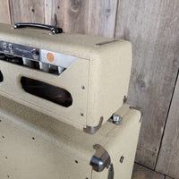 SOLD - Fender Tremolux 6G9 - B 1963 Blond Oxblood Grill Head and Cabinet - Mahar's Vintage Guitars