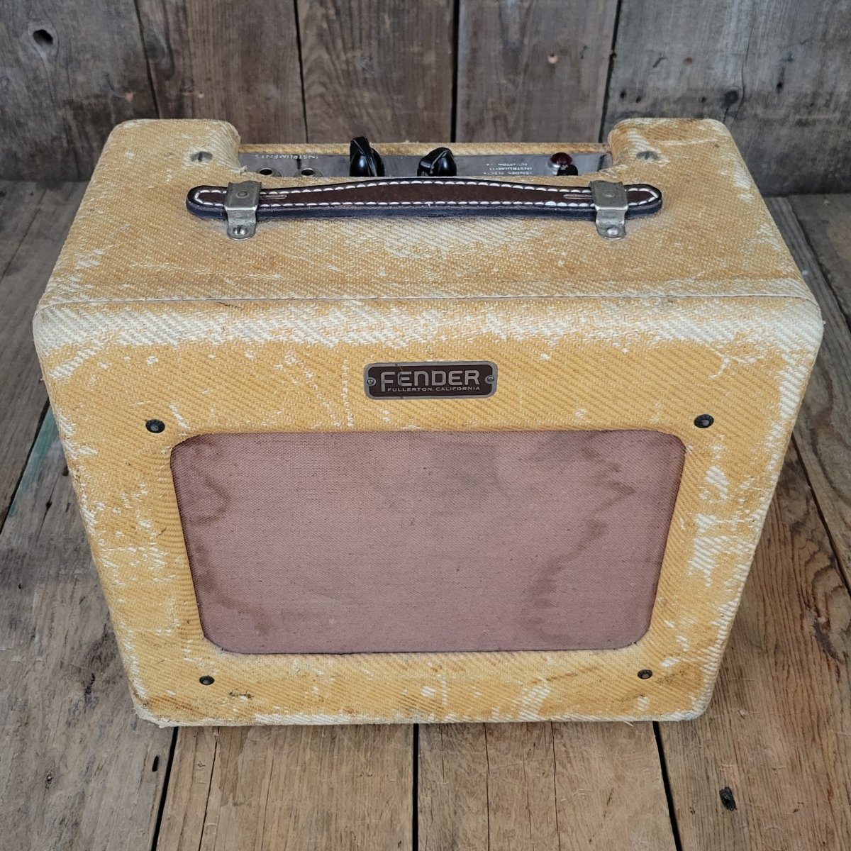 SOLD - Fender Tweed TV Front Princeton 5A2 - 1951 - Mahar's Vintage Guitars