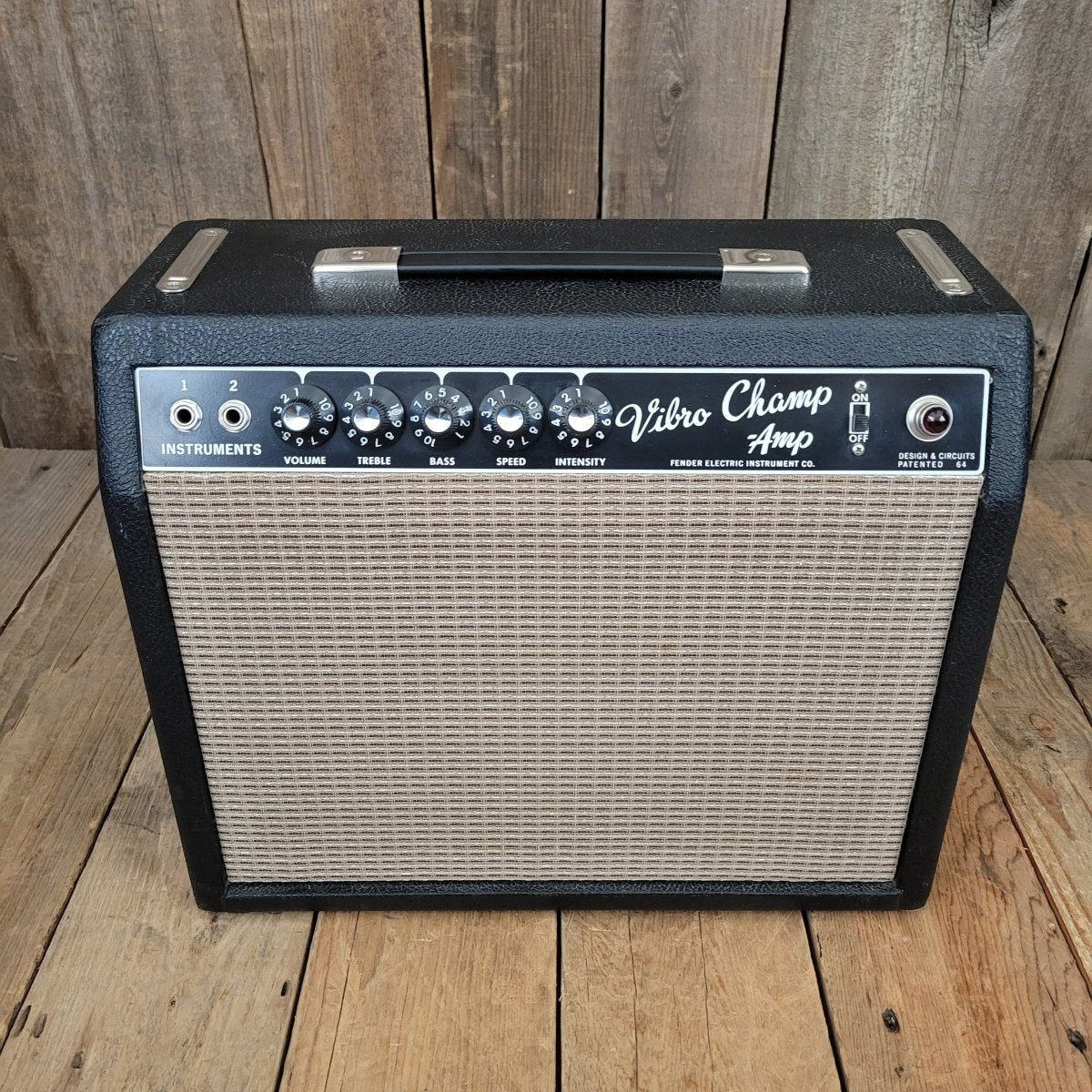 SOLD - Fender Vibro Champ 1964 FEIC Pre CBS Vintage Guitar Amp - Mahar's Vintage Guitars