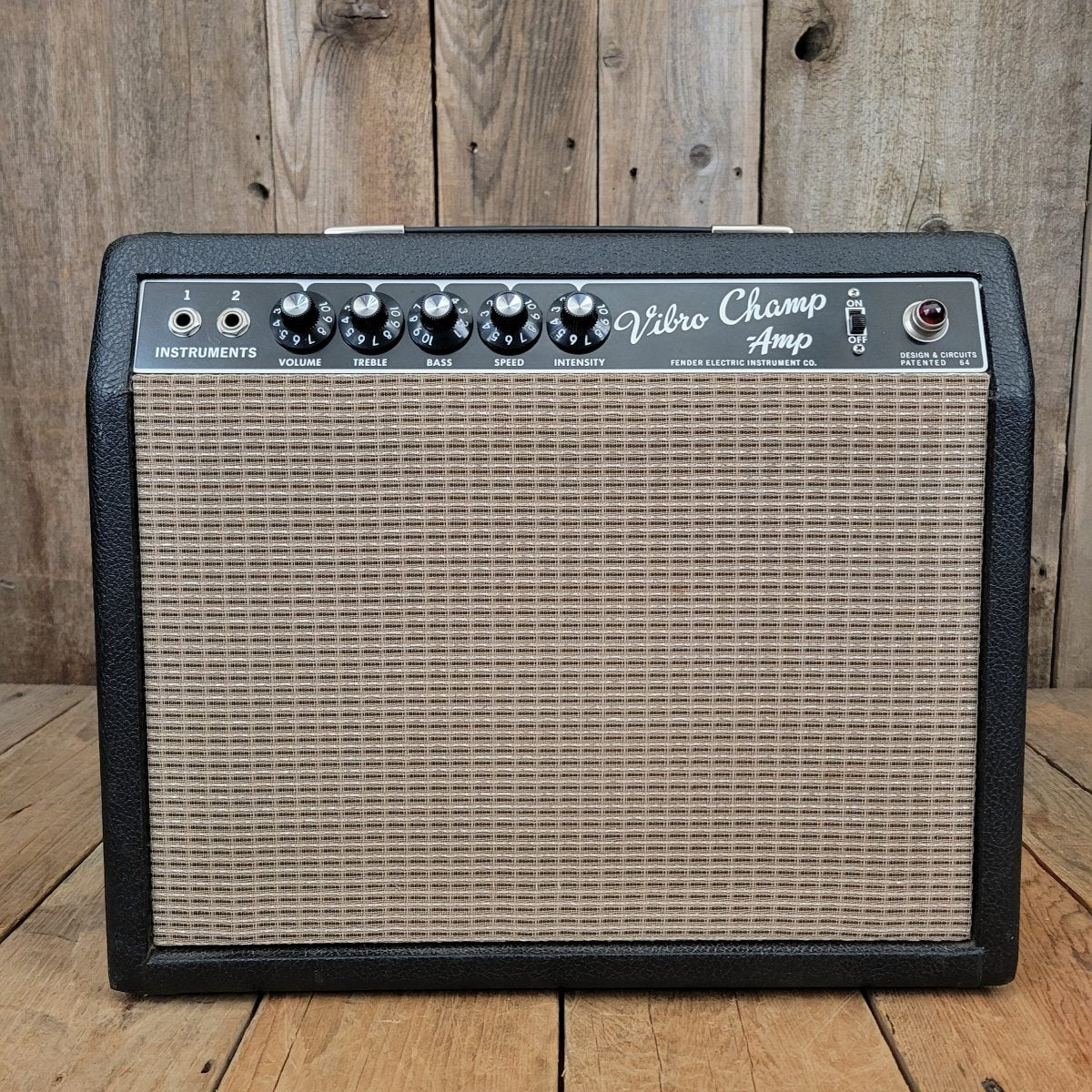 SOLD - Fender Vibro Champ 1964 FEIC Pre CBS Vintage Guitar Amp - Mahar's Vintage Guitars