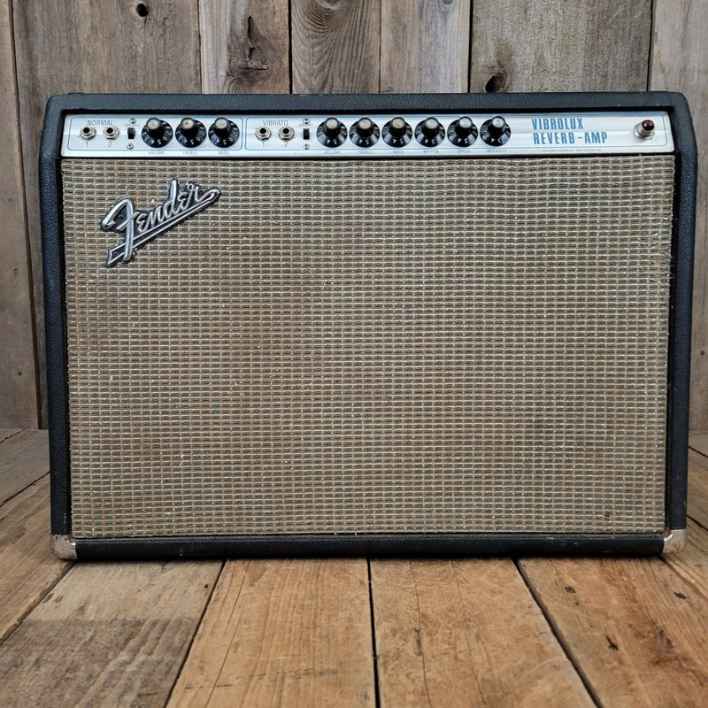 SOLD - Fender Vibrolux Reverb Vintage Guitar Amplifier 1970 - Mahar's Vintage Guitars