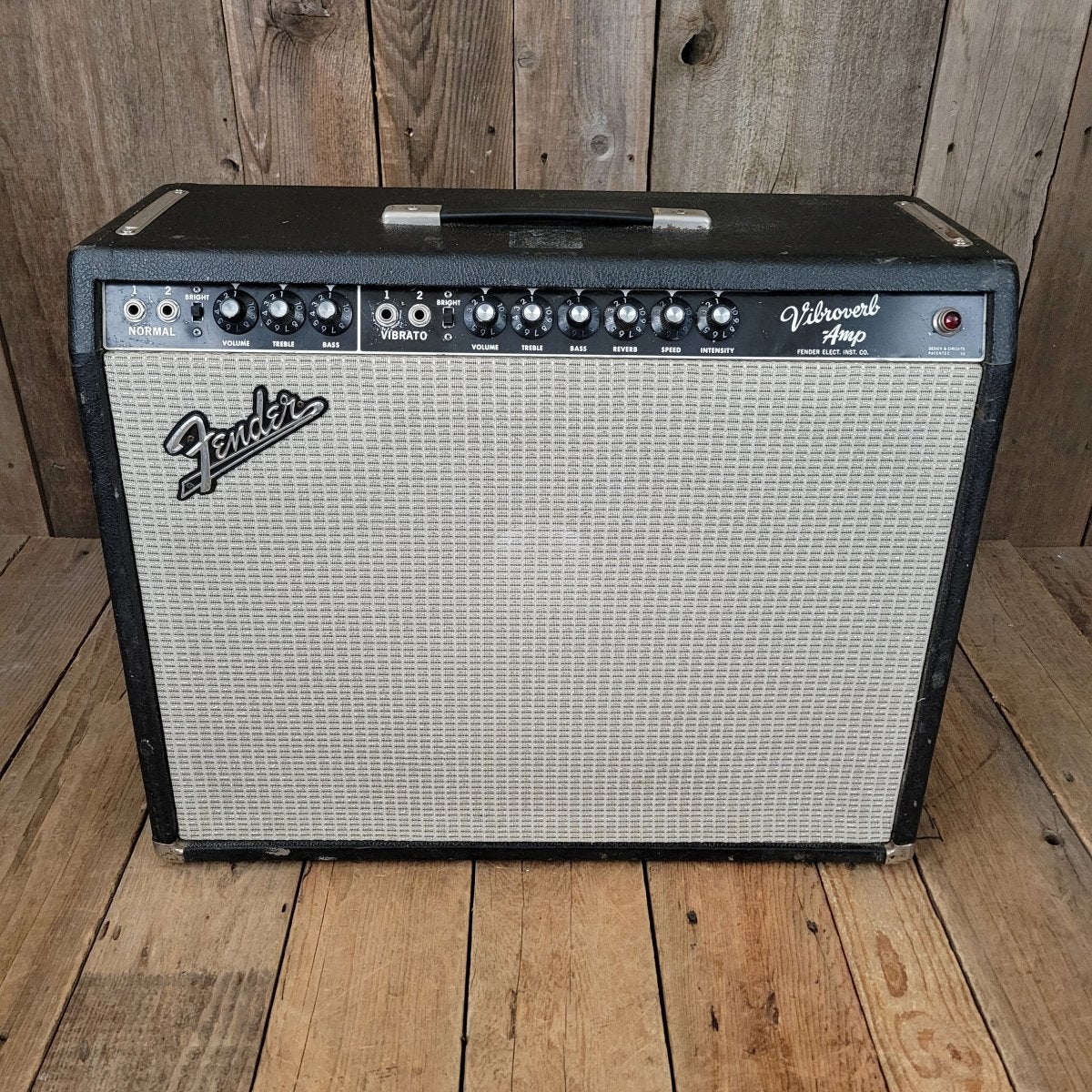 SOLD - Fender Vibroverb AA763 Fender Electric Instrument Co FEIC Pre CBS 1964 - Mahar's Vintage Guitars