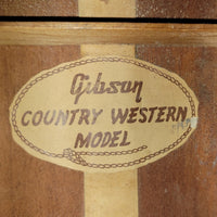 SOLD - Gibson 1955 Country Western SJN Natural Slope Shoulder Serviced - Mahar's Vintage Guitars