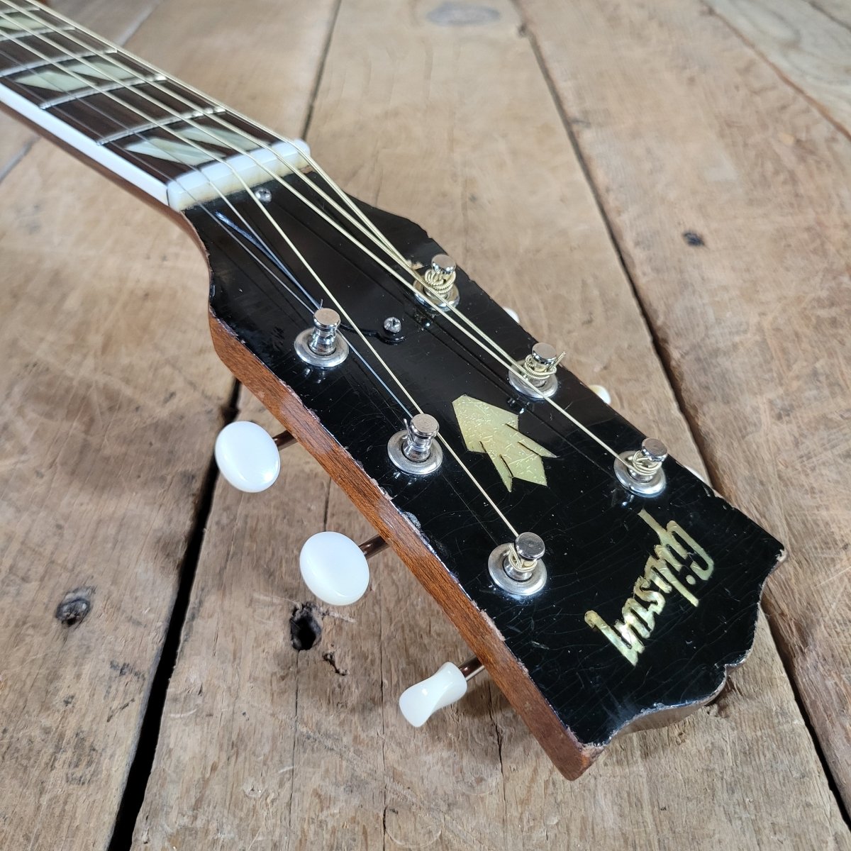 SOLD - Gibson 1955 Country Western SJN Natural Slope Shoulder Serviced - Mahar's Vintage Guitars