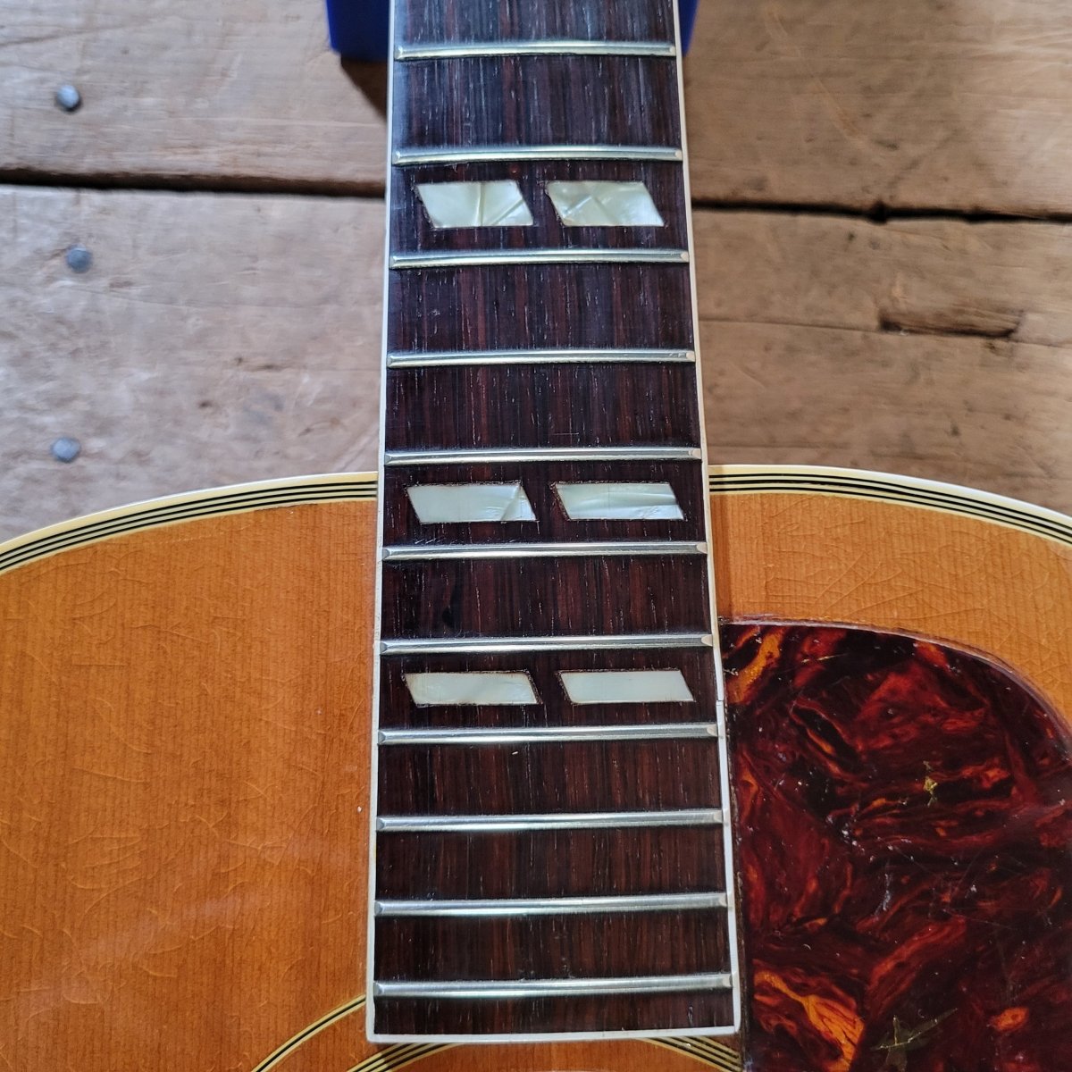 SOLD - Gibson 1955 Country Western SJN Natural Slope Shoulder Serviced - Mahar's Vintage Guitars