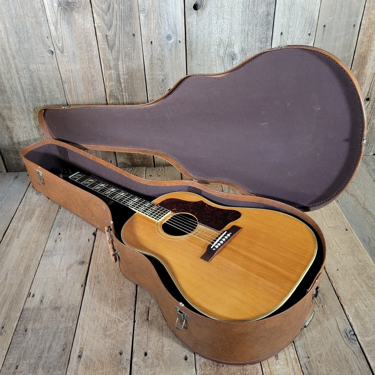 SOLD - Gibson 1955 Country Western SJN Natural Slope Shoulder Serviced - Mahar's Vintage Guitars