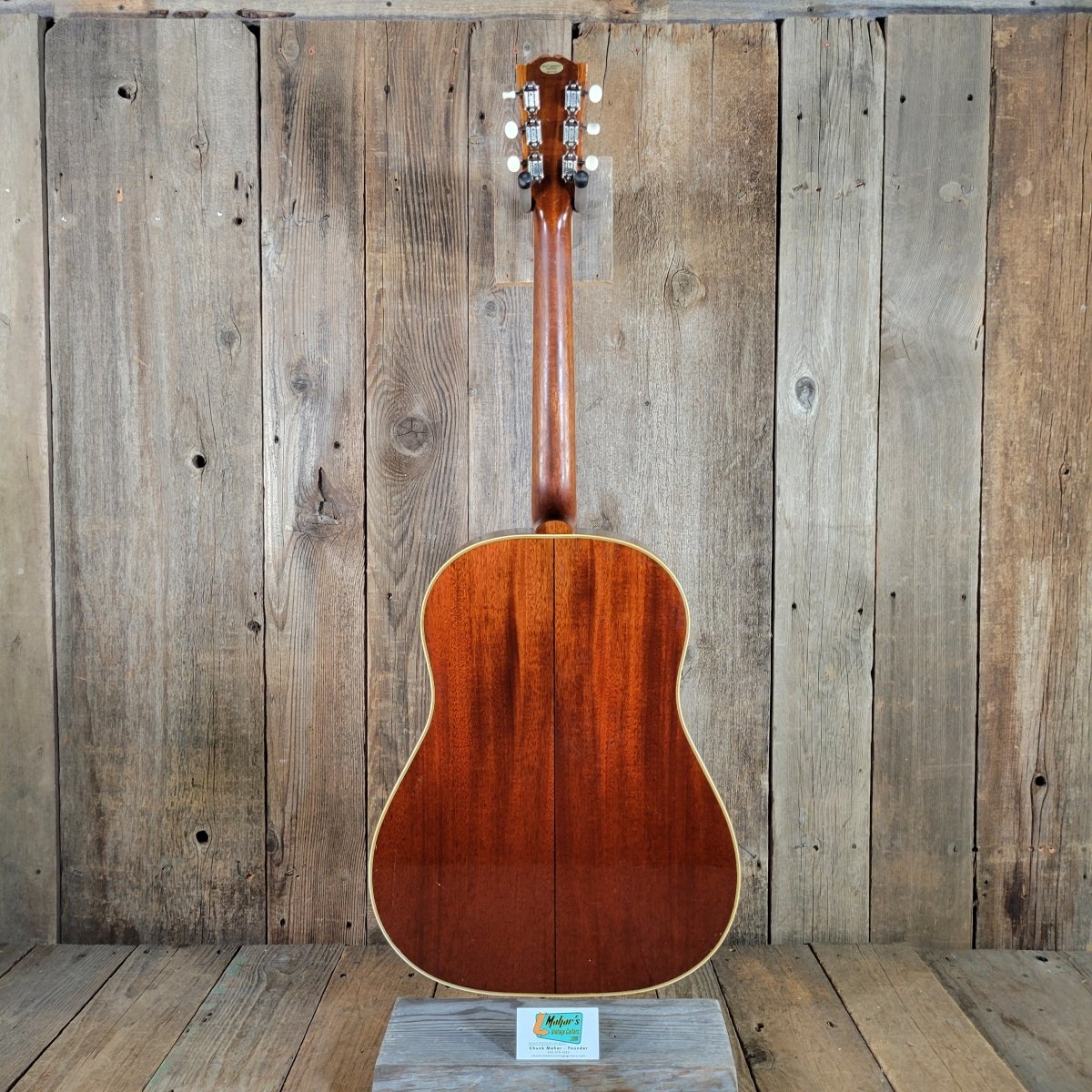 SOLD - Gibson 1955 Country Western SJN Natural Slope Shoulder Serviced - Mahar's Vintage Guitars