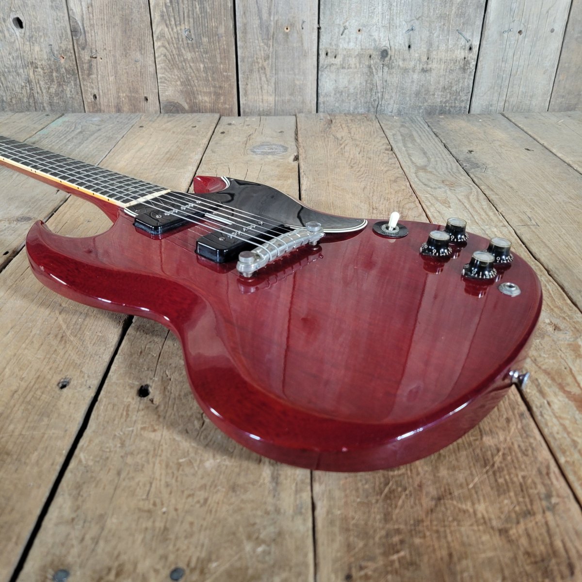 SOLD - Gibson 1964 SG Special – Vintage Cherry, Dual P - 90 Pickups & Stopbar Tailpiece - Mahar's Vintage Guitars