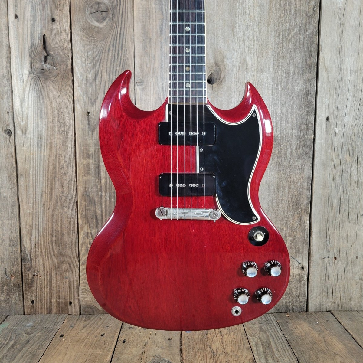 SOLD - Gibson 1964 SG Special – Vintage Cherry, Dual P - 90 Pickups & Stopbar Tailpiece - Mahar's Vintage Guitars